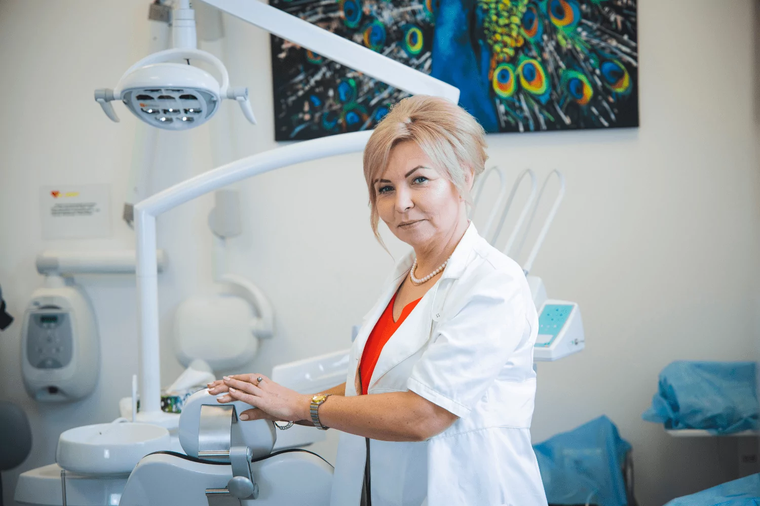 dr n. med. Aleksandra Hercka-Mulas w gabinecie